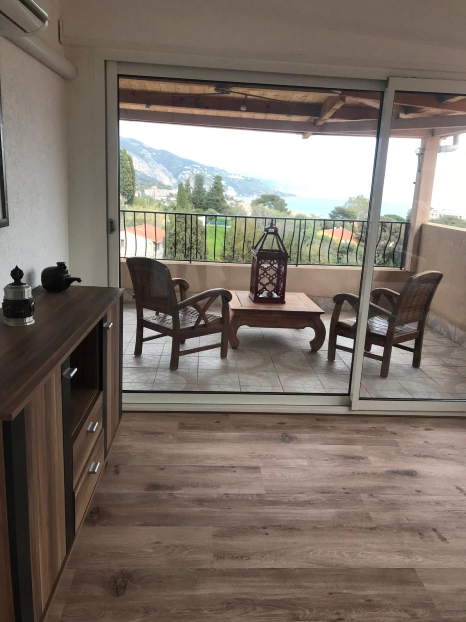 Appartement Villa Toit Terrasse Menton Eksteriør billede